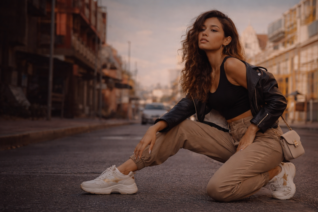mujer con estilo en la calle (1)