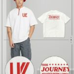 TRUE THE JOURNEY OVERSIZED T-SHIRT CAMISETA BEIGE