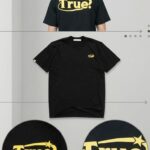 TRUE EVERYDAY LOGO T-SHIRT CAMISETA NEGRA